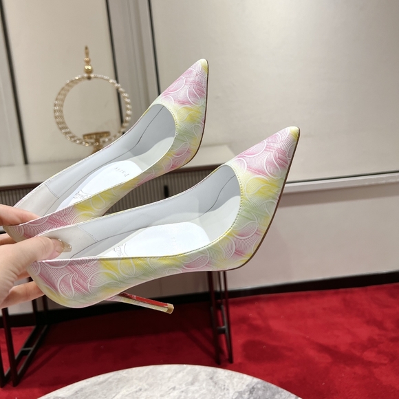 Christian Louboutin Shoes Logo Pointed High Heels Are Christian